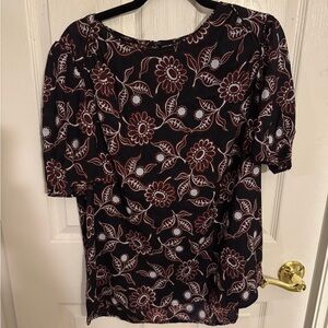 Ann Taylor Floral Blouse